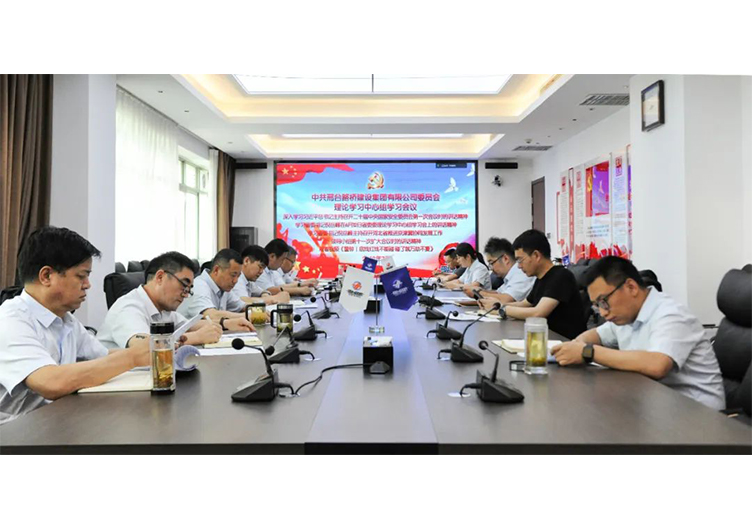 集团党委召开理论学习中心组学习会议